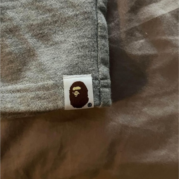 BAPE Shark Camo Back Pocket Sweat Shorts Men’s Size S - Picture 4 of 5